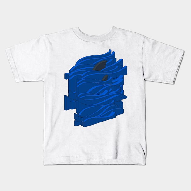 Fins Kids T-Shirt by bulografik